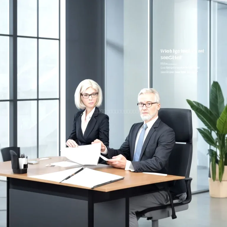 Beratungssituation mit Senior und Berater